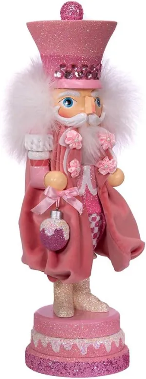 15-Inch Hollywood Pink Sweet Soldier Nutcracker