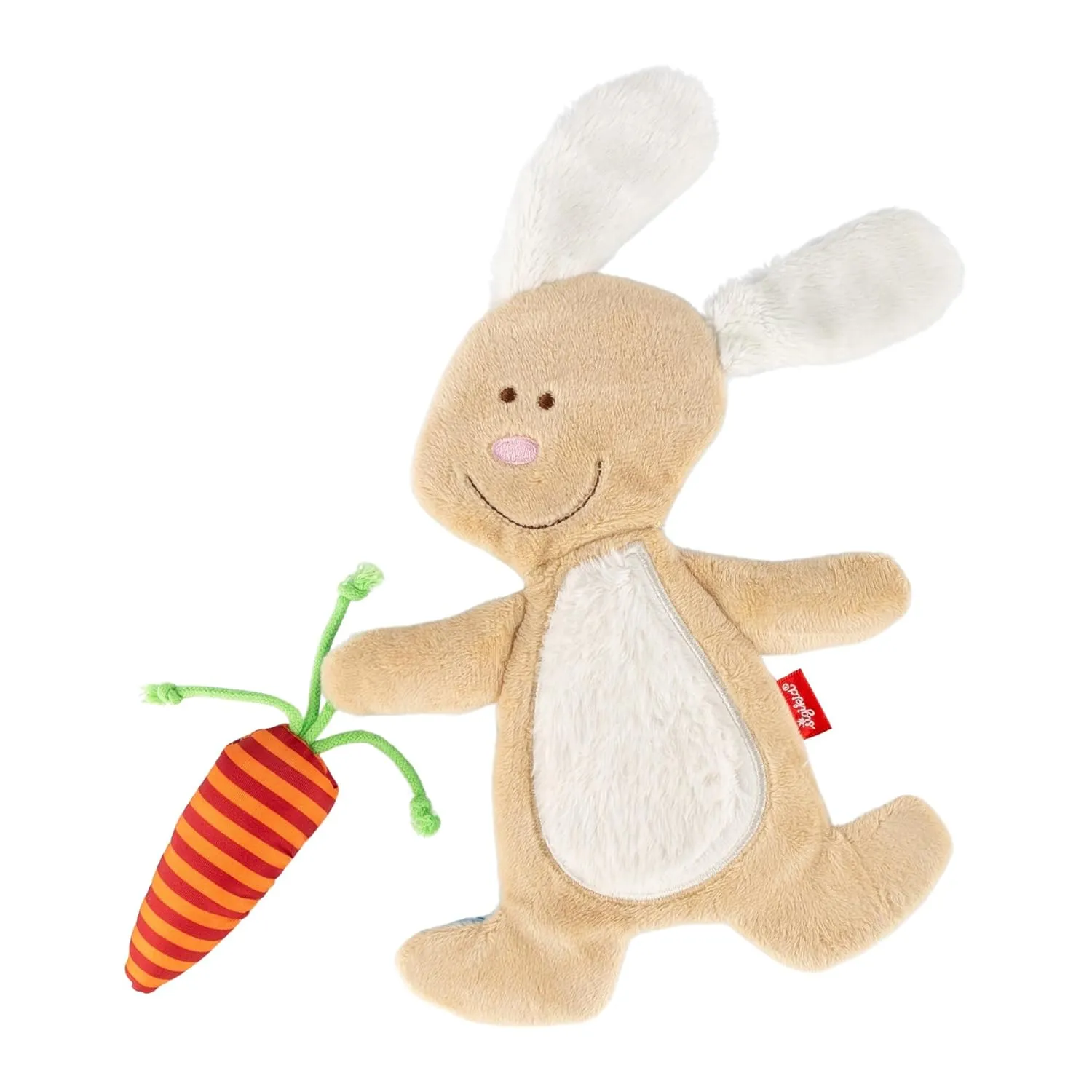 18 x 23 x 3 cm Babyspielzeug Bunny Rustling Comforter (Beige)
