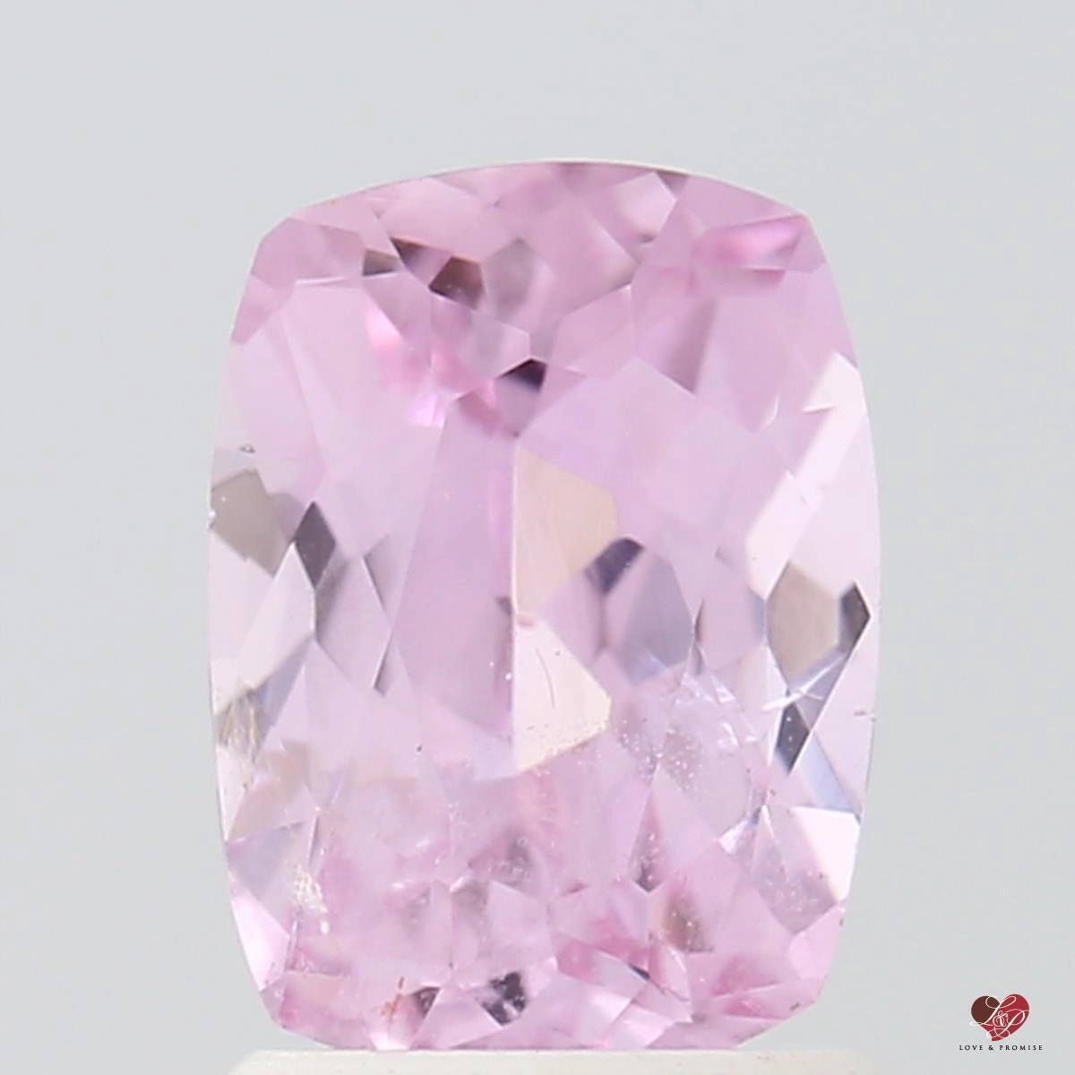 1.75cts Rectangle Cushion Light Rustic Rose Blush Sapphire