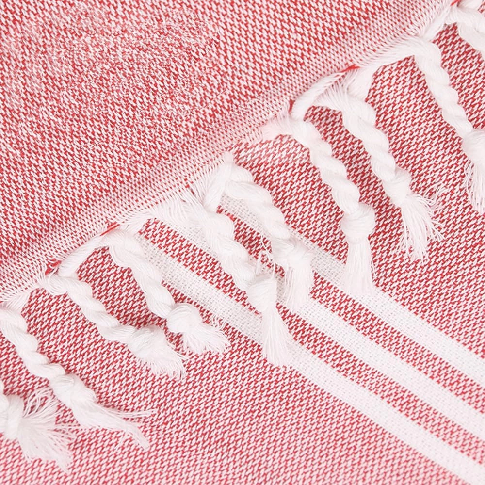 1pcs Turkish Cotton Surf Poncho Changing Towel Swim Robe with Pocket Plus Size Swim Cover Up Wearable Towel Hooded Beach Towel for Adult Man Women Beach Pool (Pink, M)