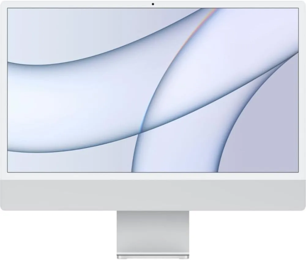 2021 Apple iMac M1 Chip with 8-Core CPU (24-inch, 8GB RAM 1TB SSD Storage) (QWERTY English) Silver (Renewed)