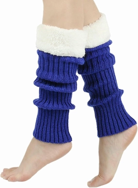 2 pairs - fleece warm woolen feet festival creative calf cover