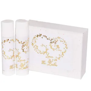 30 Gold Stars Metallic Lip Balm Labels, Gold Foil Chapstick Labels