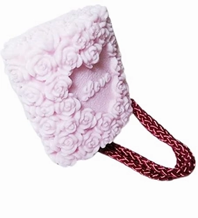3 Pc Gift Boxed Set - Roses Soap on a Rope - Fresh Cut Rose Scent Shea Butter Goat Milk Soap