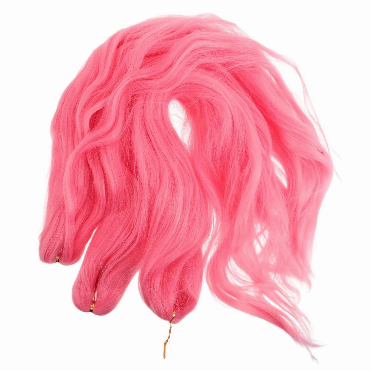 3pcs Pink Crochet Braids Pre Stretched Synthetic Hair Extensions for Boho Styles for Music Festivals and Hairstyles