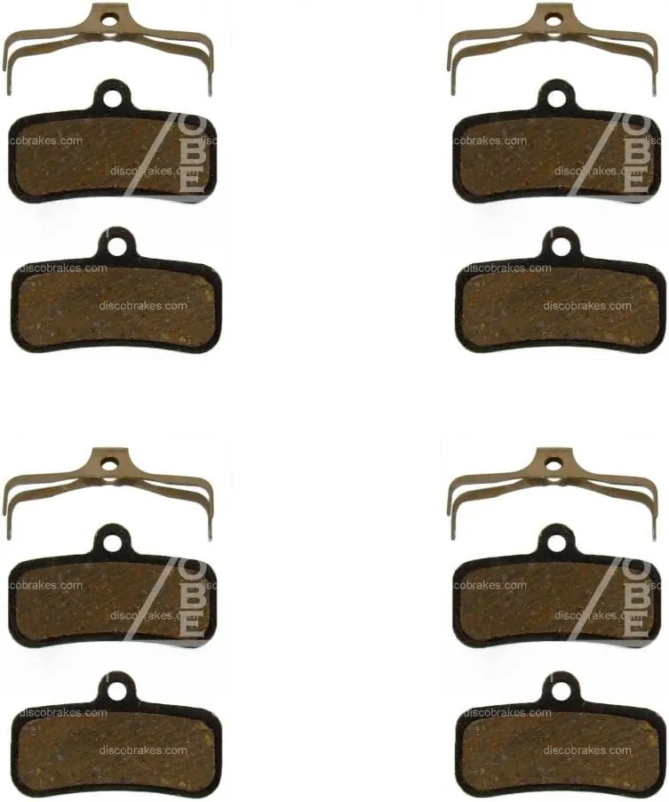 4 Pairs of DiscoBrakes Pads Compatible with Tektro 4 Piston Caliper (4 Pot) Disc Brakes Q13RS Q10RS HD-E745 HD-T745 HD-E741 HD-T741 HD-E740 HD-T740 HD-T737
