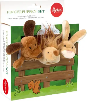 43015 Finger Puppets Brown/Beige/Garden