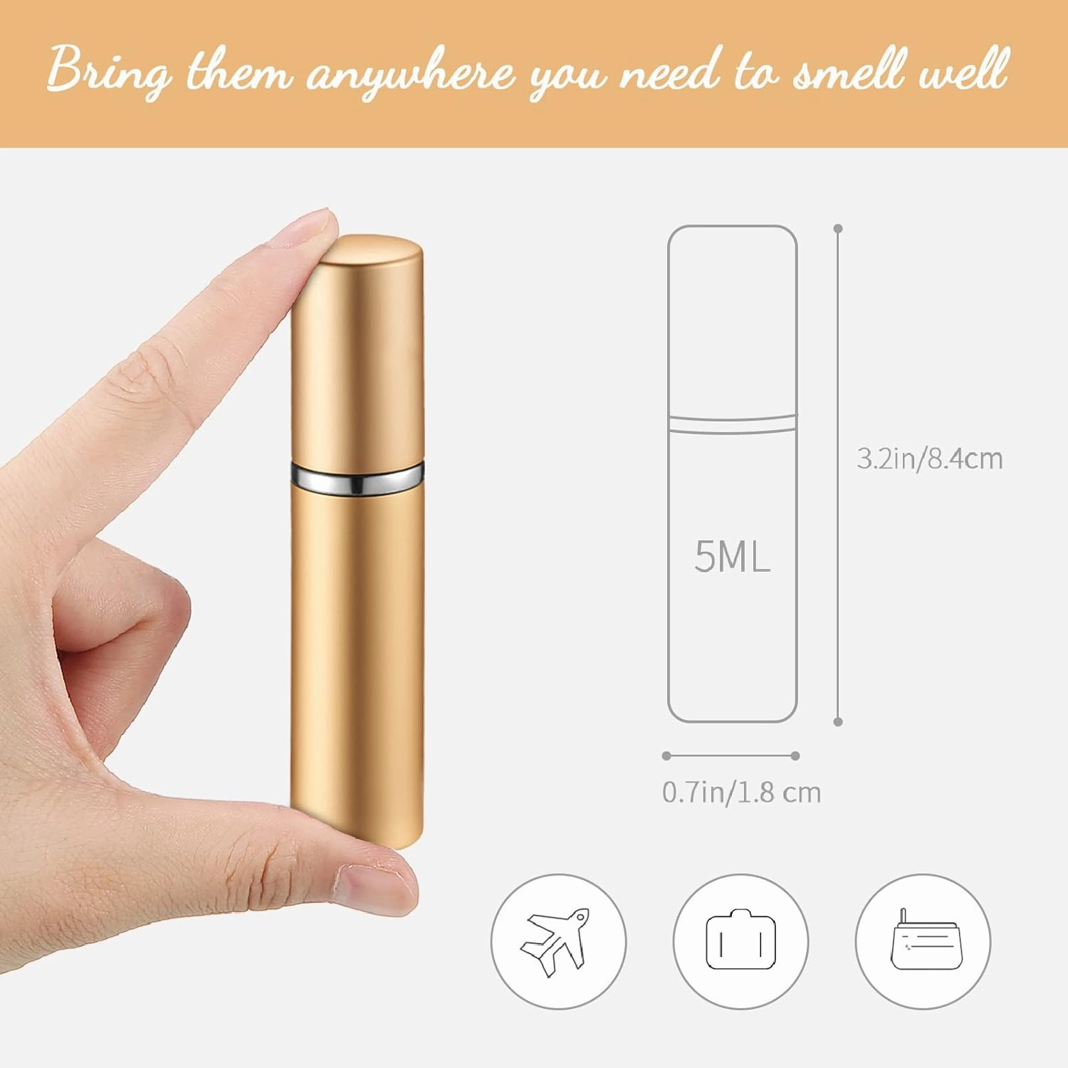 70 Pieces Perfume Travel Refillable Atomizers Bulk Mini Atomizer Sprayer with 70 Pieces Perfume Refill Pump Dispenser Pump Transfer Tool(5 ml)