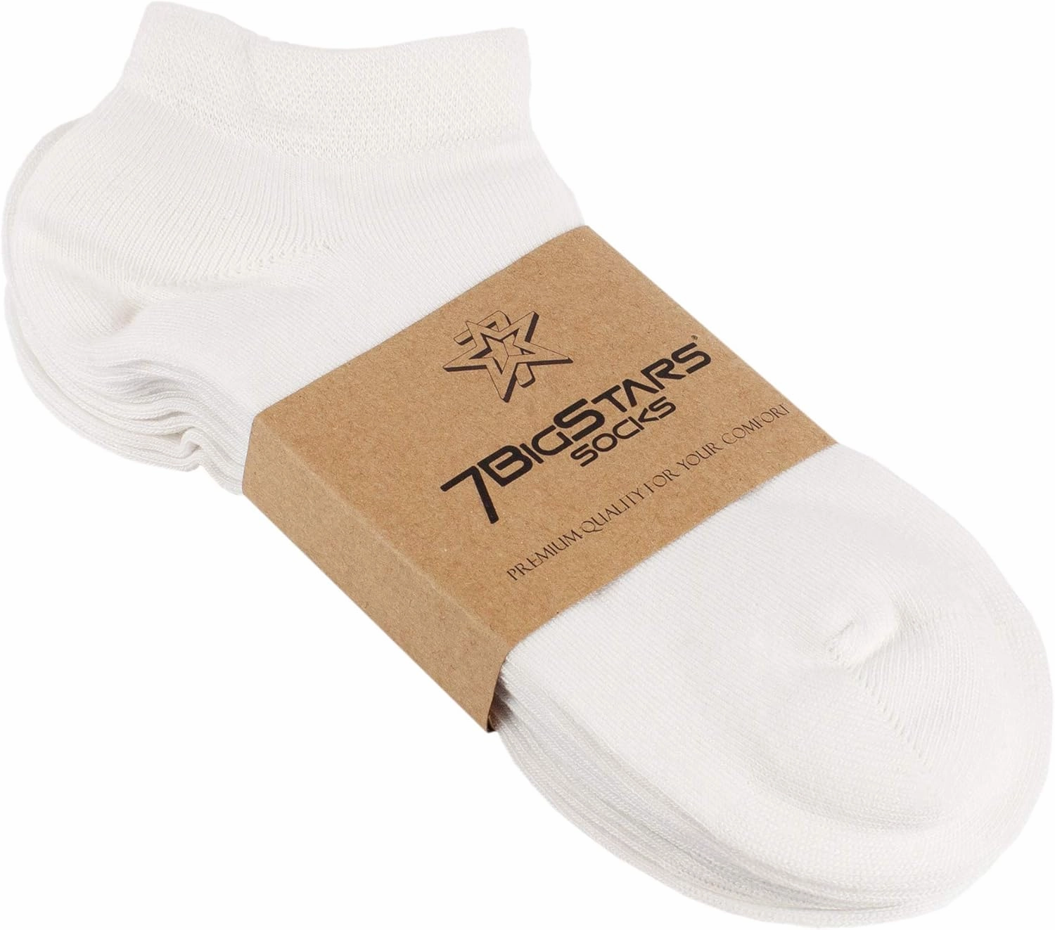 7BIGSTARS KINGDOM Men Viscose From Bamboo Ankle Sock - 6 Pack -M/L- Thin-Low Cut Seamless Black Grey White Brown Beige