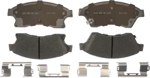 ACDelco Silver 14D1522CHF1 Ceramic Front Disc Brake Pad Set