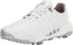 adidas Men's Tour360 22 Golf Shoes, Footwear White/Footwear White/Silver Metallic, 15