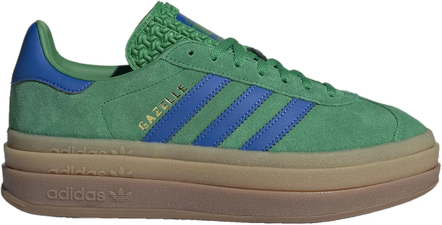 Adidas Orininals Gazelle Bold - Women's (IE1370, Green/Blue) Size 6