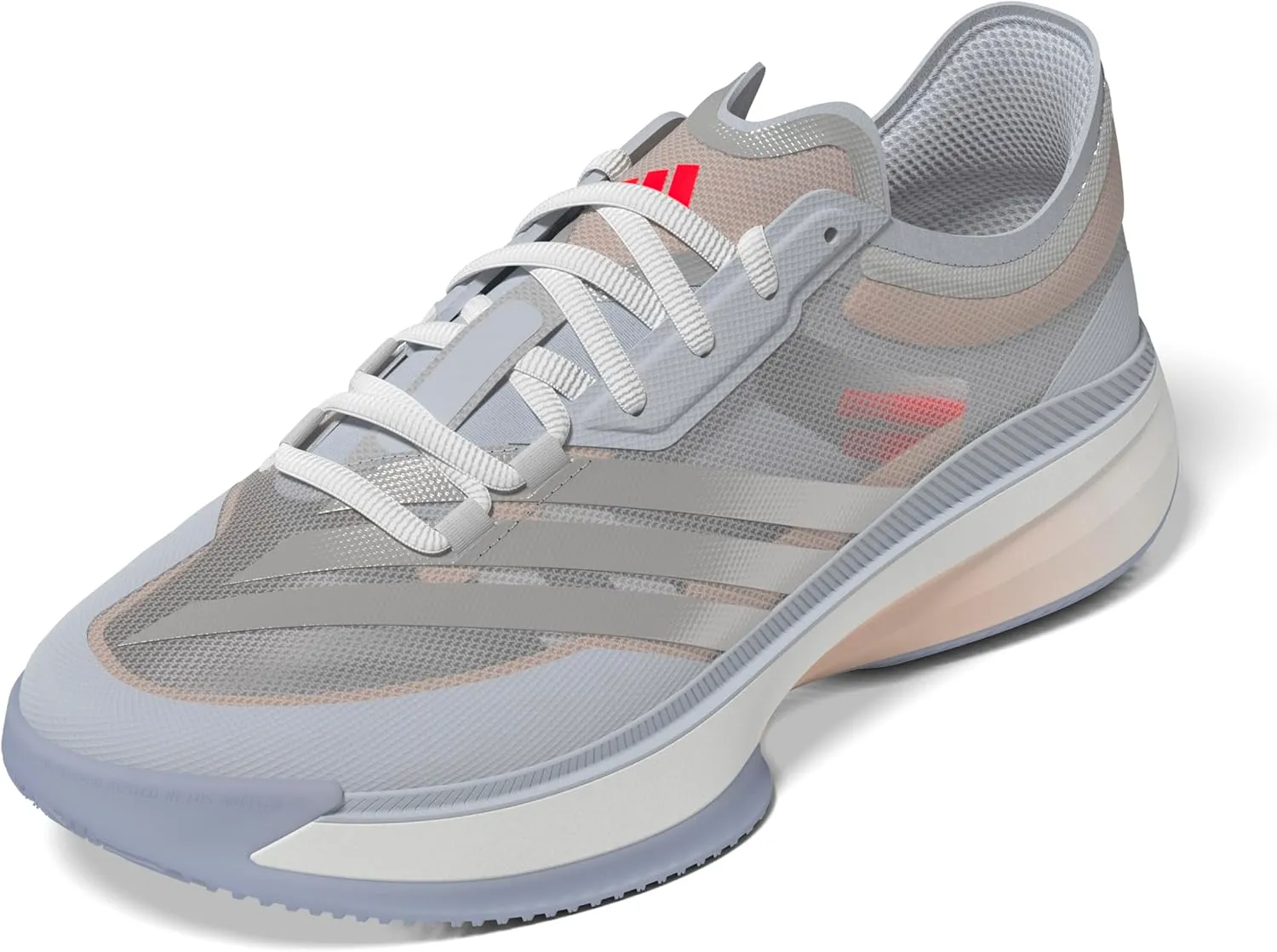 adidas Unisex Adizero Select 3.0 Basketball Sneaker, Halo Blue/Silver Metallic/Powder Coral, 6 US Men