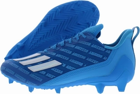 adidas Adizero Cleats Mens Shoes Size 11, Color: Cyan/Silver Metallic/Core Black