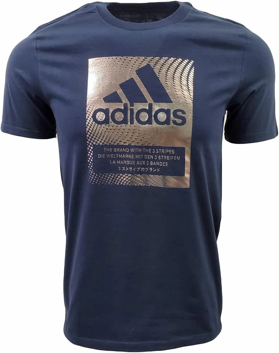 adidas Badge of Sport Box Tee Legend Ink/Silver Metallic SM