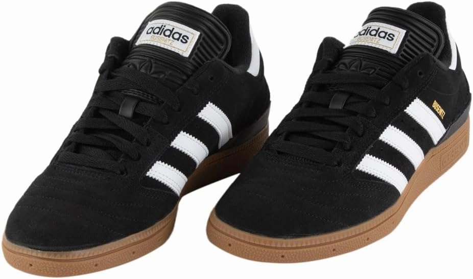 adidas Busenitz Pro Mens Shoes, Black/Running White/Metallic Gold, 9