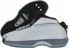 adidas Crazy 1 Mens Shoes Size 8.5, Color:Matte Silver/Core Black/Team Onix