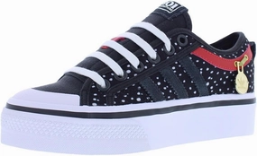 adidas Kids Girls Nizza Platform Sneakers Shoes Casual - Black - Size 7 M