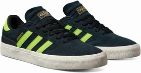 adidas Men's Busenitz Vulc Ii Shoes - Core Black/Solar Slime/Gold Metallic, 12.5