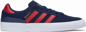 adidas Men's Busenitz Vulc II Skate Shoes - Dark Blue/BetterScarlett/Gold Metallic, Size: 11.5
