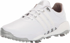 adidas Men's Tour360 22 Golf Shoes, Footwear White/Footwear White/Silver Metallic, 15