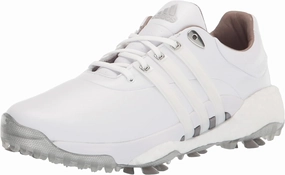 adidas Men's Tour360 22 Golf Shoes, Footwear White/Footwear White/Silver Metallic, 7.5