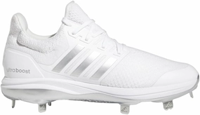 adidas Mens Ultra Boost DNA 5.0 Baseball Baseball Sneakers Shoes Casual - White