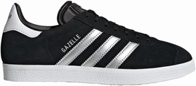 adidas OG Gazelle Women ID7007 (Black/Silver Metallic/F), Size 9