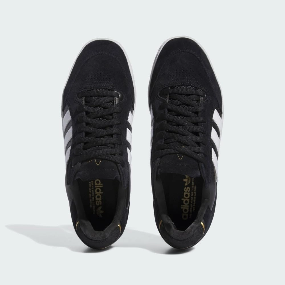 Adidas Tyshawn Low Shoes - Core Black/Cloud White/Gold Metallic