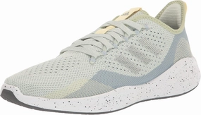 adidas Women's Fluidflow 2.0 Running Shoe, Linen Green/Silver Metallic/Magic Grey, 9