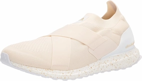 adidas Women's Ultraboost 5.0 DNA Running Shoe, Wonder White/Gold Metallic/White, 5