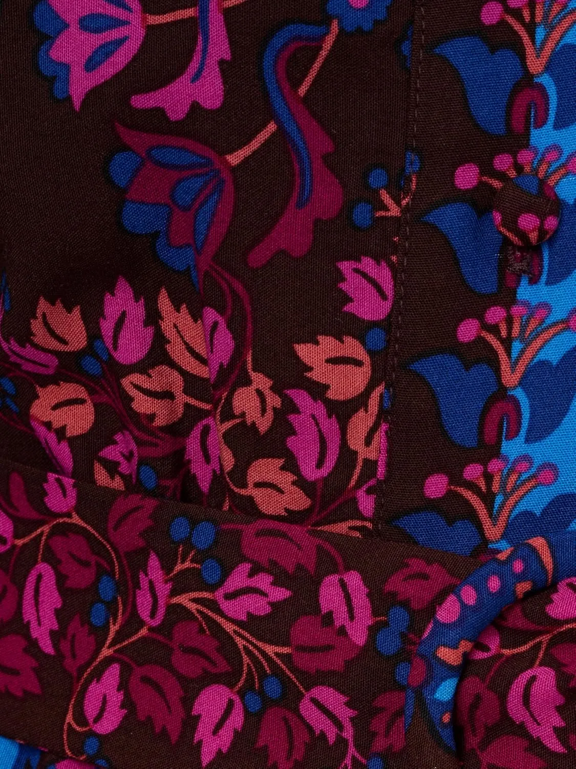 Adrianna Papell Women's Printed Short Flounce Dress