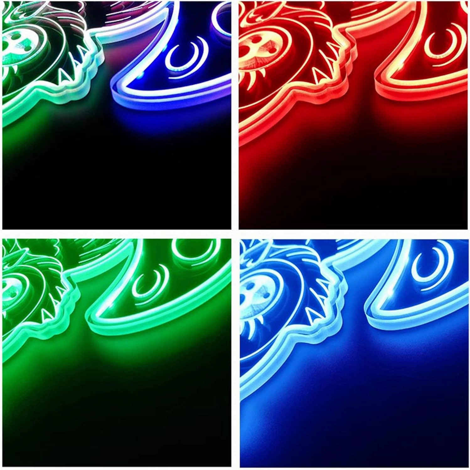 ADVPRO Name Personalized Owl RGB Dynamic Glam LED Sign - Cut-to-Edge Shape - Smart 3D Decoration - Multicolor Signage - st06s44-fnd-p0019-tm