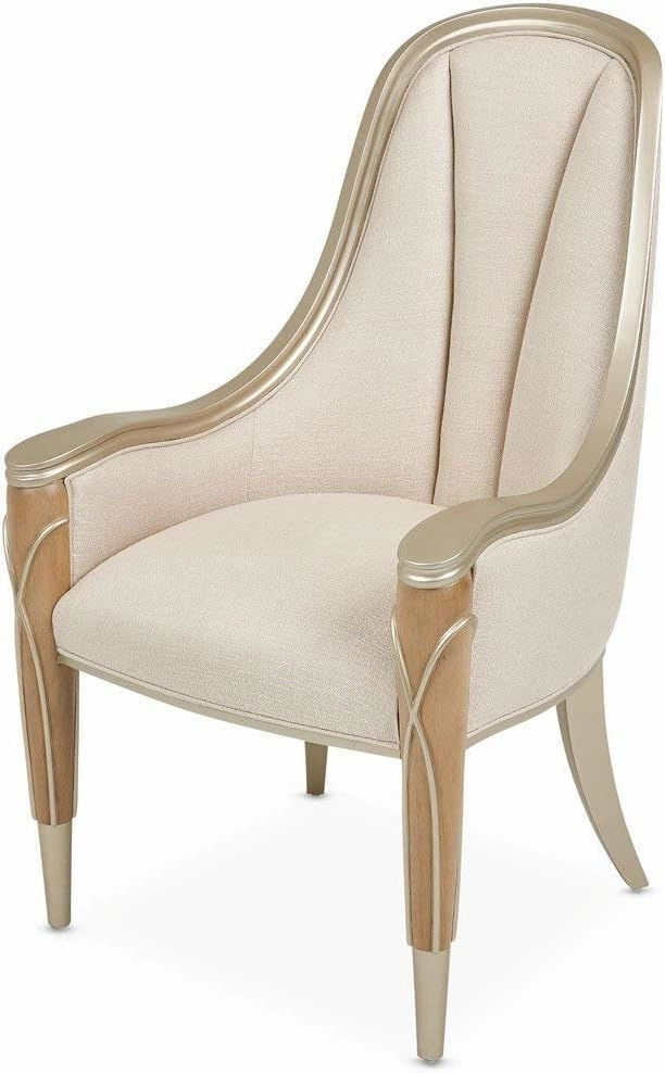 Aico Amini Villa Cherie 2 Arm Chair in Caramel