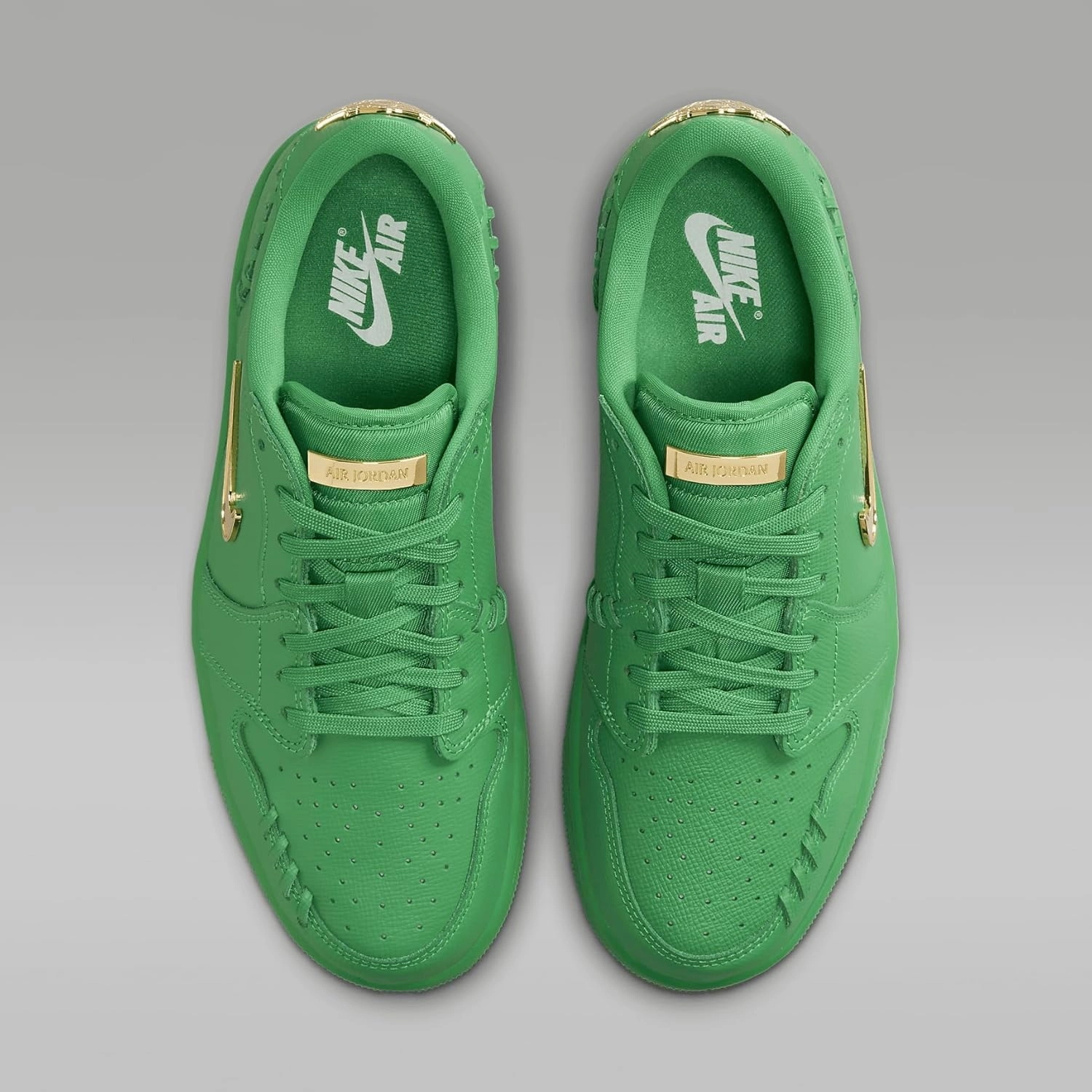 Air Jordan 1 Low Method of Make Women's Shoes (FN5032-300, Lucky Green/Metallic Gold)