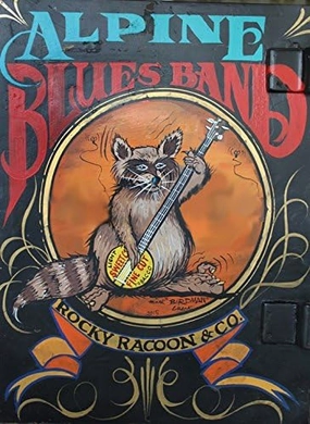 Alpine Blues Band 12X18 Metal Sign