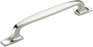 Amerock | Appliance Pull | Polished Nickel | 8 inch (203 mm) Center to Center | Highland Ridge | 1 Pack | Drawer Pull | Drawer Handle | Cabinet Hardware