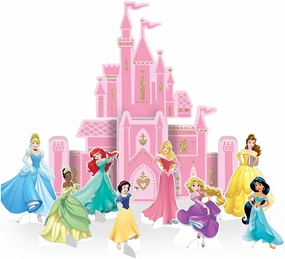 Amscan"Disney Princess Pink Castle Party Table Decoration Kit, 9 Pc, 282357