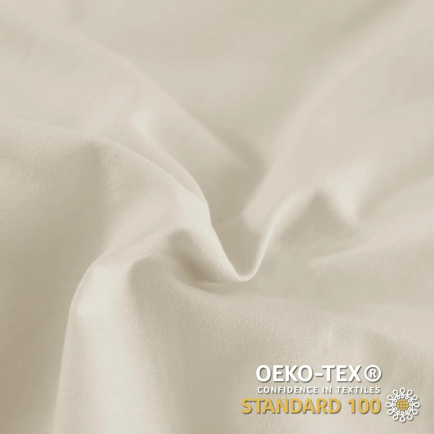 Andency Beige Comforter Set Queen Size, 3 Pieces Shabby Chic Ruffle Bedding Comforter Sets for Queen Bed, Lightweight Fluffy Soft Microfiber Farmhouse Comforter Set