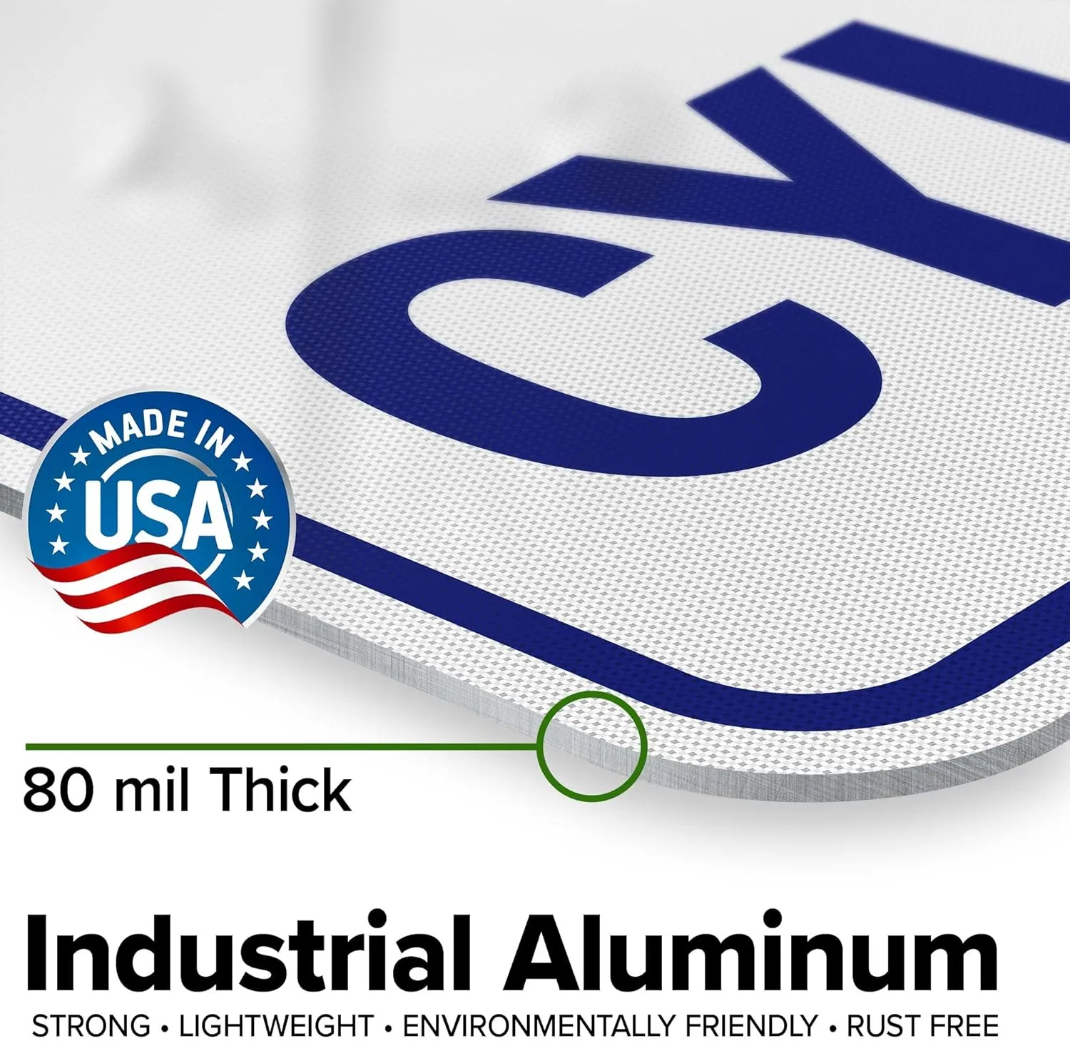 Argon Co Full Cylinders Sign, 18x24 Inches, 3M EGP Reflective .080 Aluminum, Fade Resistant, Made in USA by My Sign Center