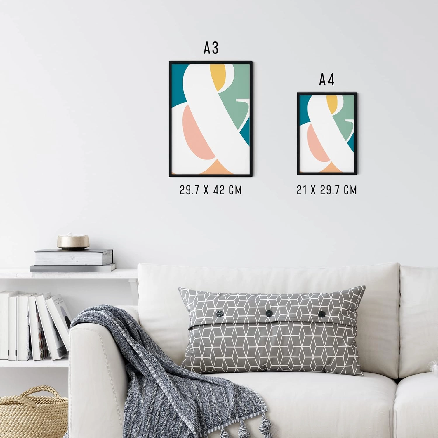 Artery8 Early Morning Jogging Pastel Colour Oil Painting Jogger on Lakeside Pink Tree Trail Countryside Landscape Artwork Framed Wall Art Print A4