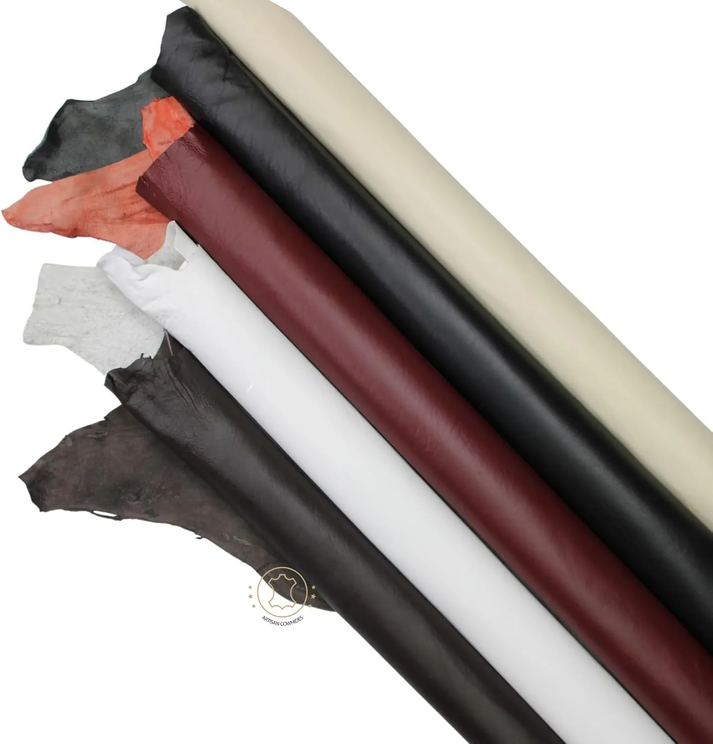 ArtisanCowhides Genuine Lambskin Full Grain Soft Garment Leather Sheets for Crafts - Beige (6-7 Sq Ft)