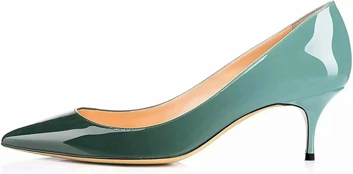Axellion Women's 2.5IN High Heels Stiletto Pumps Pointed Toe Dress Wedding Shoes, Comfortable & Elegant for Work, Prom, and Evening Events