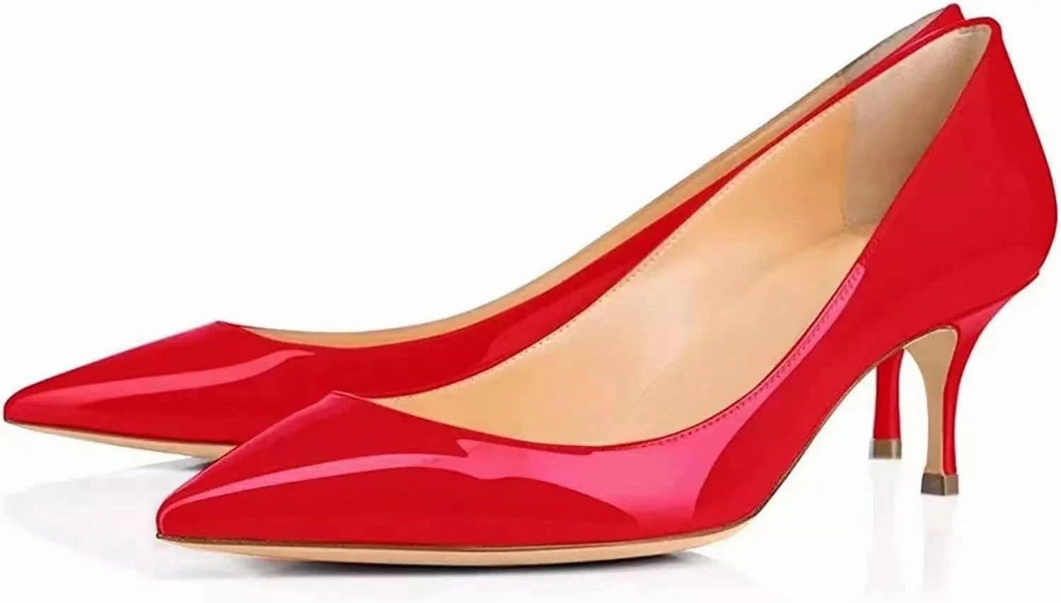 Axellion Women's 2.5IN High Heels Stiletto Pumps Pointed Toe Dress Wedding Shoes, Comfortable & Elegant for Work, Prom, and Evening Events