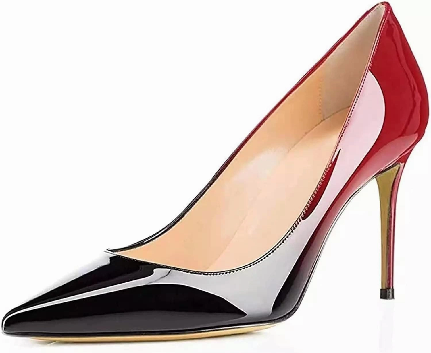 Axellion Women's Closed Toe Stiletto Pumps, Pointed Toe High Heels for Wedding, Prom, Office & Daily Wear