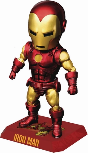 Beast Kingdom Marvel Comics: Classic Iron Man EAA-105 Egg Attack Action Figure, Multicolor