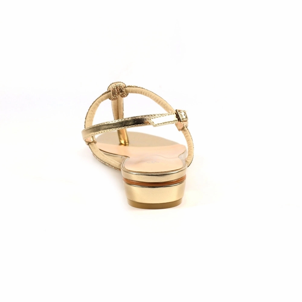 Beccles Gold Toe Post Sandals