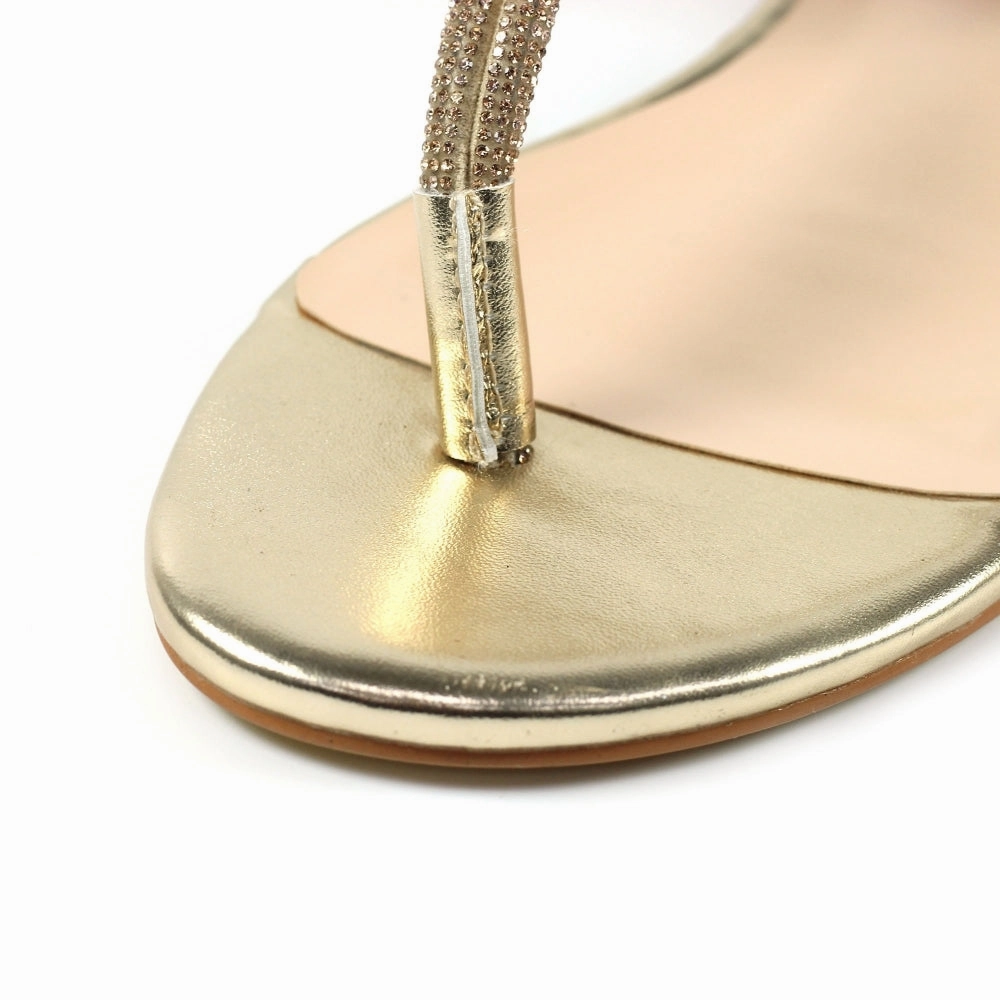 Beccles Gold Toe Post Sandals