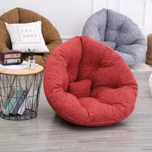 Bed Head Cushion Sofa Back Soft Bag Lazy Sofa Floor Sofa Multifunctional Foe Reading Watching TV Gathering,Red