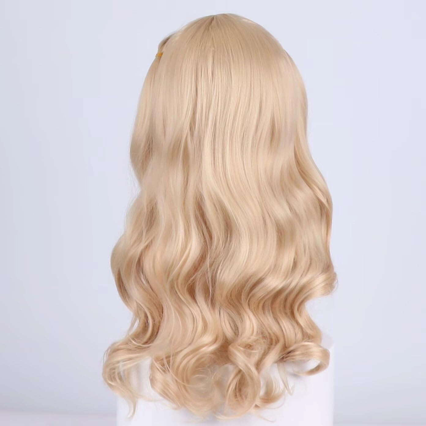 Beige Blonde Wicked Wig Long Loose Natural Wavy Good Witch Princess Wizard Cosplay Wigs for Women
